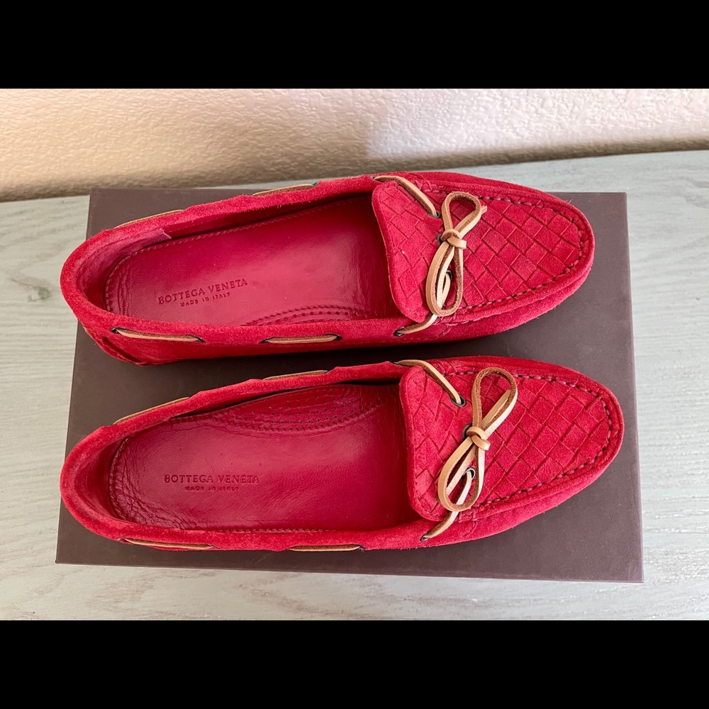 (SOLD)Bottega Veneta Women's Shoes Drivers Flats